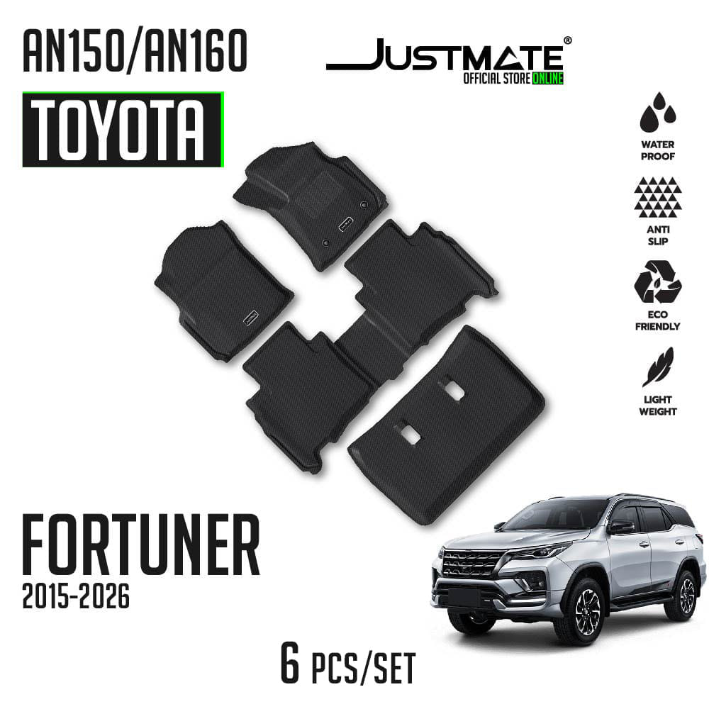 พรมปูพื้นรถยนต์ JUSTMATE TOYOTA FORTUNER 2015-2025